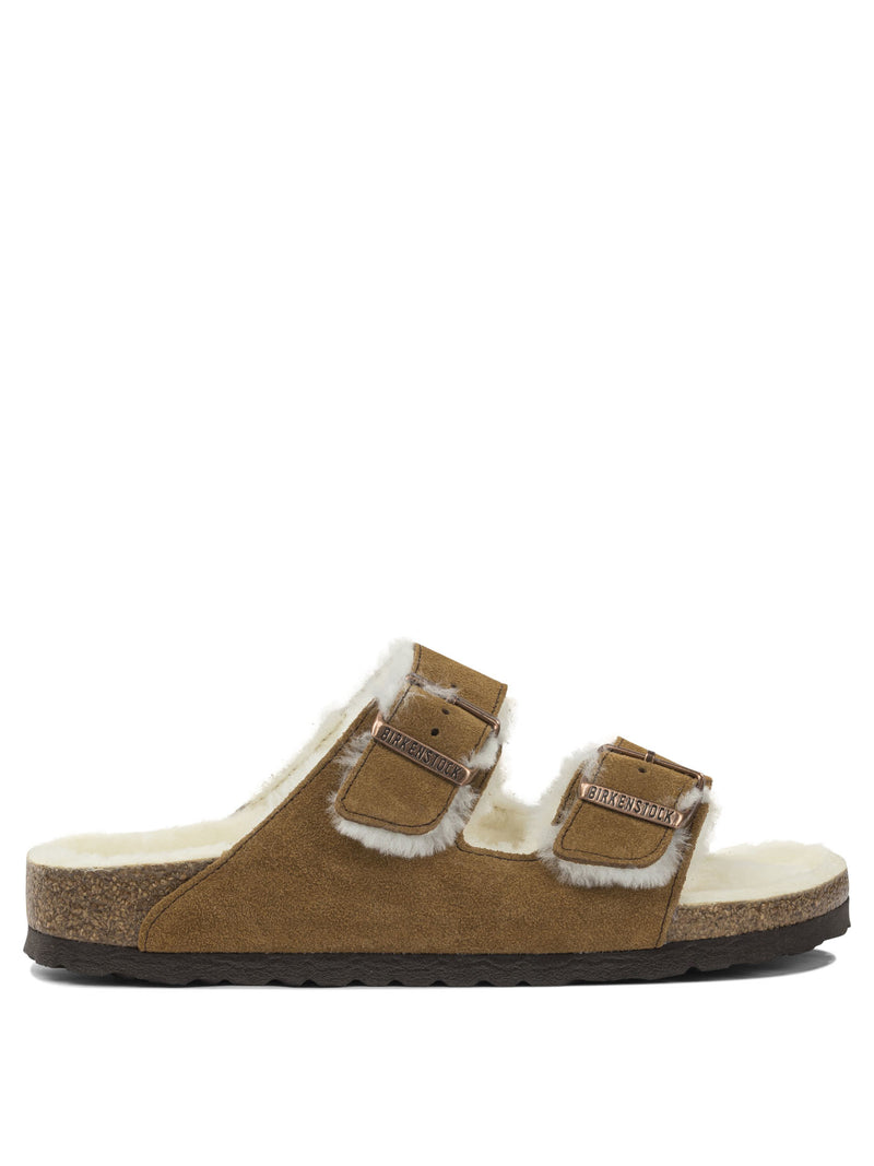 Birkenstock Birkenstock Arizona Low Sandals Beige Women - World Class Fashion