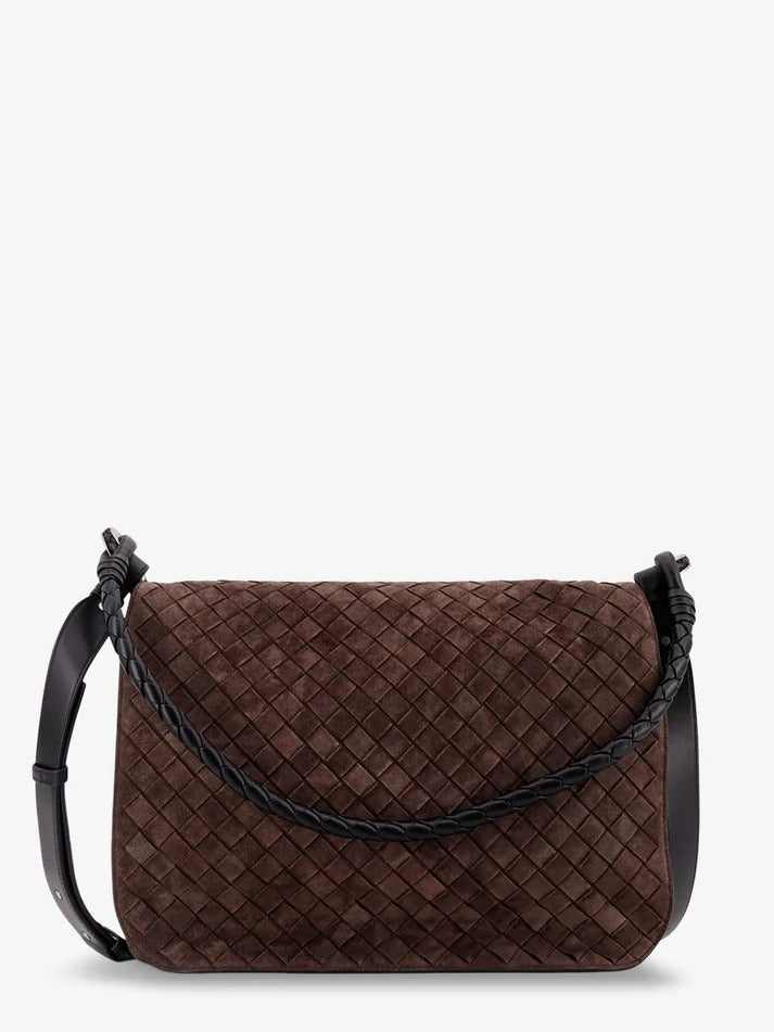 Bottega Veneta Bolso cruzado Intrecciato Bottega Veneta Marrón - World Class Fashion