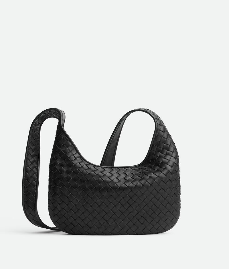 Bottega Veneta Bolsa Cruzada Bottega Veneta Veneto Negra para Hombre - World Class Fashion