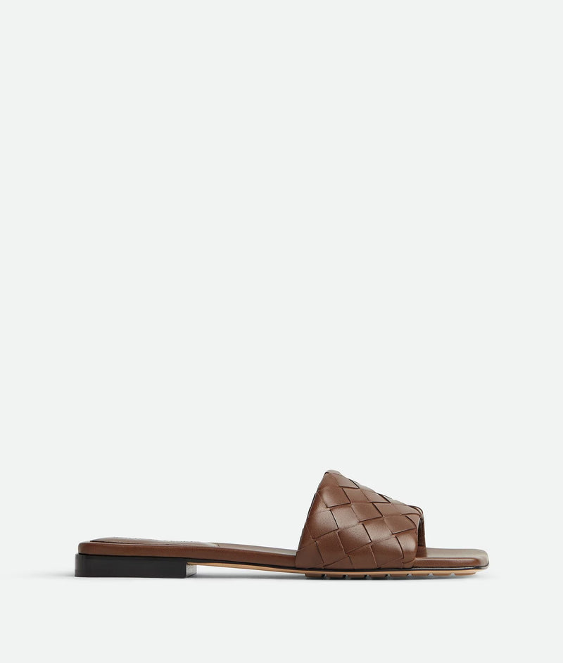 Bottega Veneta Bottega Veneta Parco Mules Flat Brown - World Class Fashion
