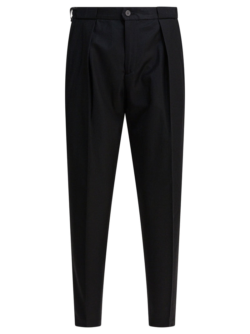 Briglia 1949 Pantalones de lana y cachemira Briglia 1949 negros para mujer - World Class Fashion
