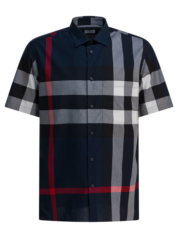 Burberry "check" Cotton Shirt
