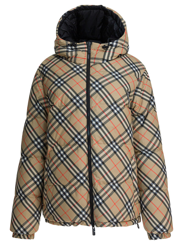 Burberry "check" Reversible Down Jacket