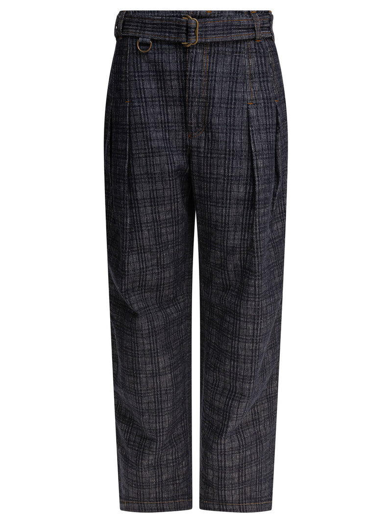Burberry Burberry Check Jeans Blue Women - World Class Fashion