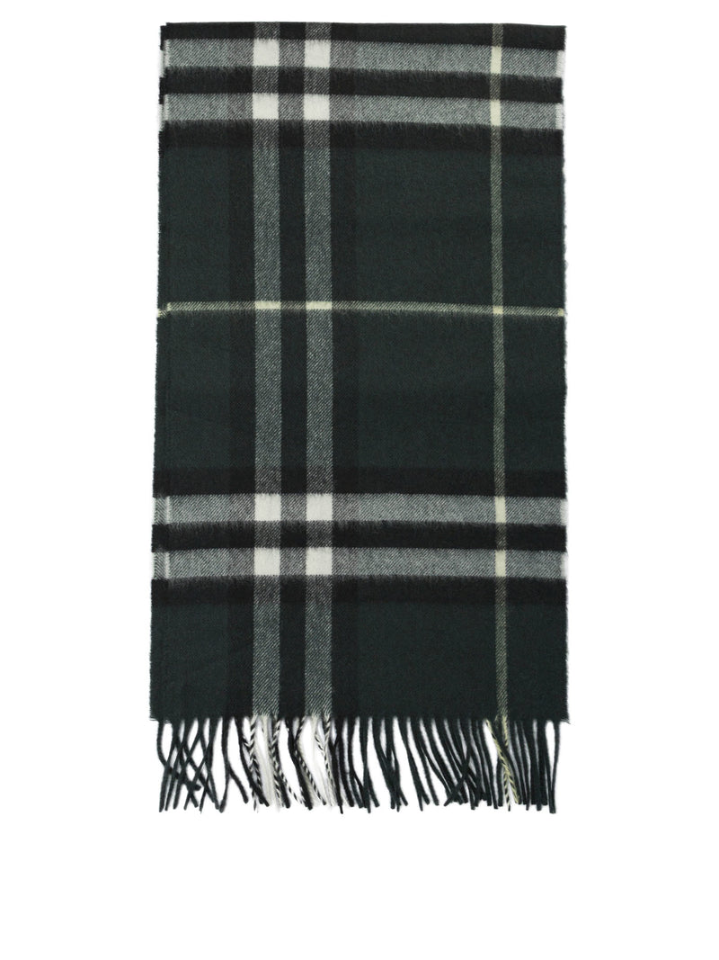 Burberry Burberry Check Cashmere Scarf Black - World Class Fashion