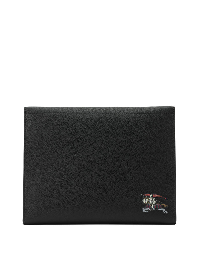 Burberry Burberry Beauty Case Black Calf Grain Leather - World Class Fashion