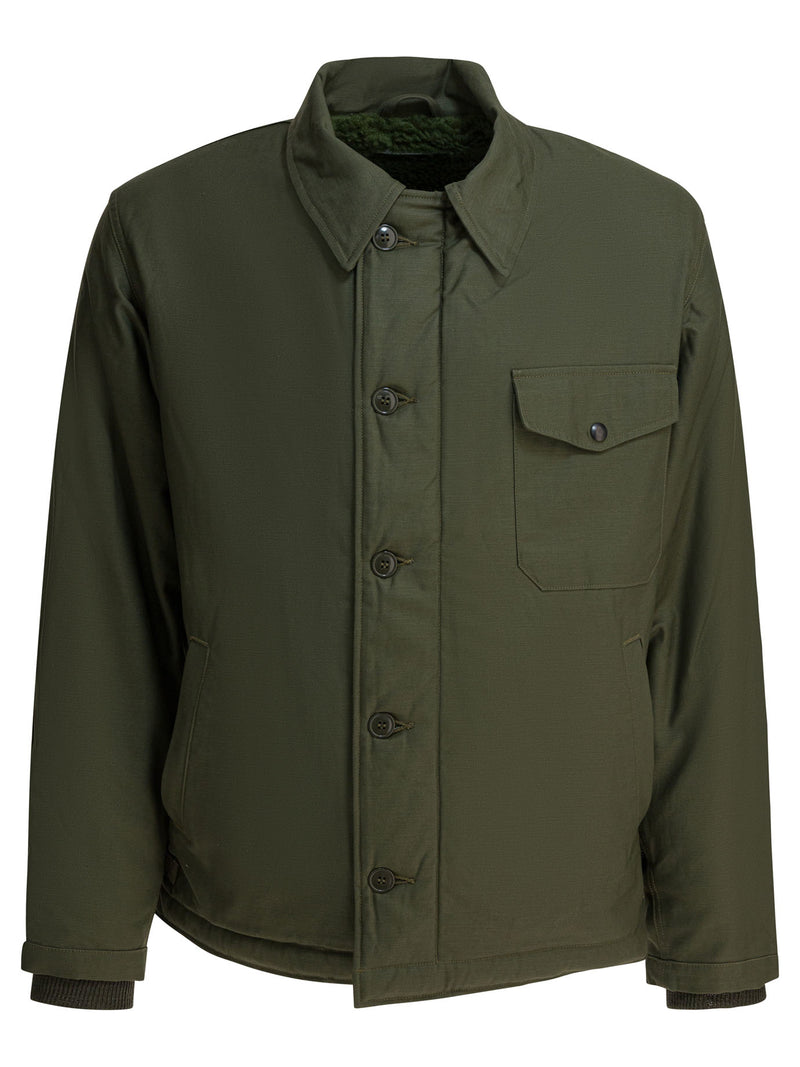 Buzz Rickson'S Buzz Rickson'S Deck A-2 Parka Olive Drab Men - World Class Fashion