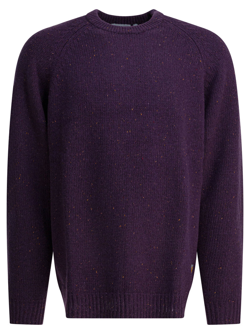 Carhartt WIP Carhartt WIP Anglistic Jersey de Lana Morado - World Class Fashion