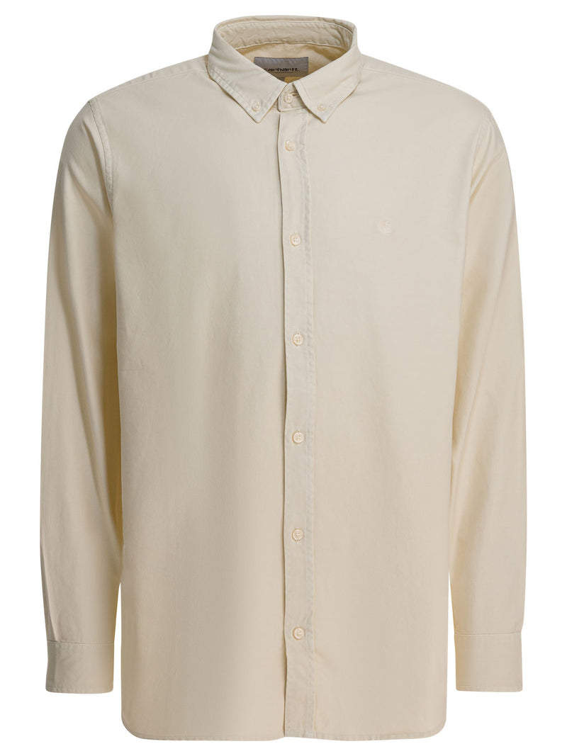 Carhartt WIP Carhartt WIP L/S Bolton Shirt Yellow - World Class Fashion
