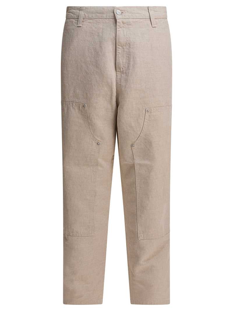 Carhartt WIP Carhartt WIP Walter Double Knee Pants Beige - World Class Fashion