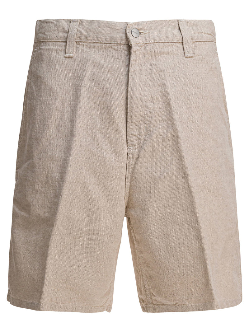 Carhartt WIP Carhartt WIP Walter Pantalones Cortos de Rodilla Sencilla Beige - World Class Fashion