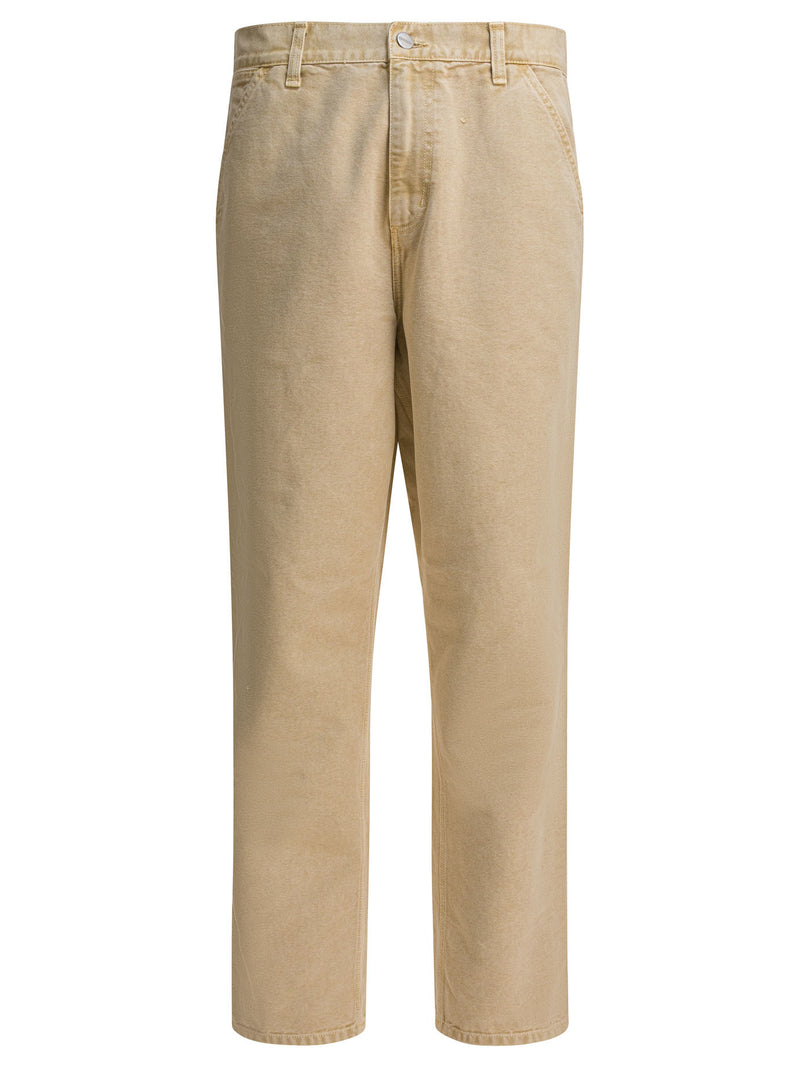 Carhartt WIP Carhartt WIP Single Knee Pants Beige Men - World Class Fashion