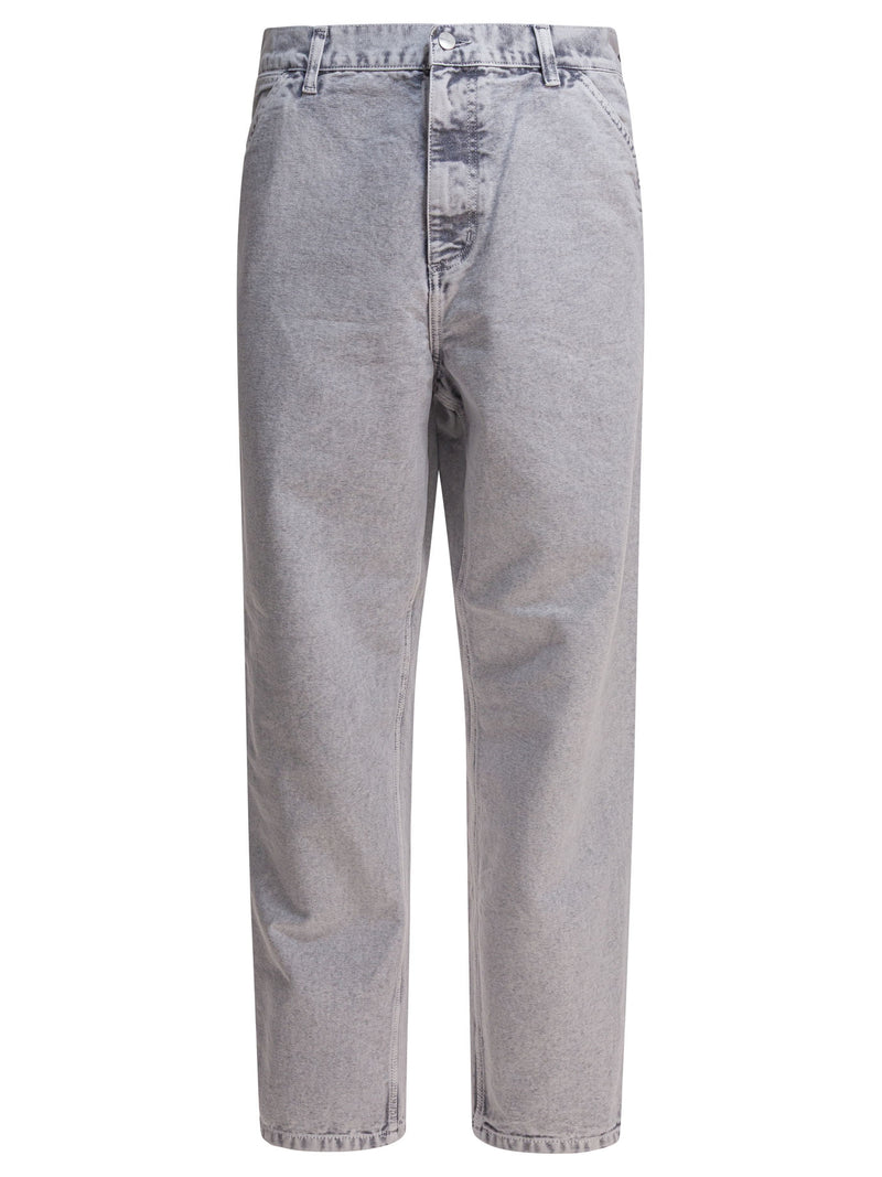 Carhartt WIP Carhartt WIP Single Knee Pants Light Blue - World Class Fashion