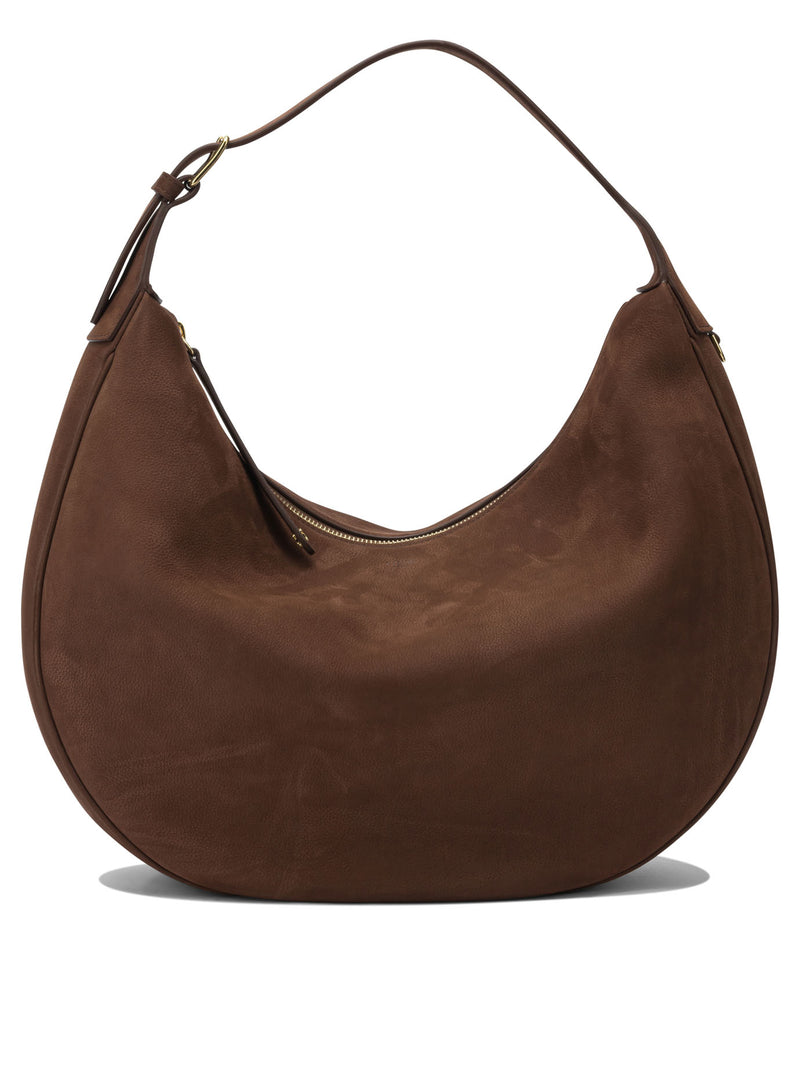 Celine Celine Leather Shoulder Bag Brown Women - World Class Fashion