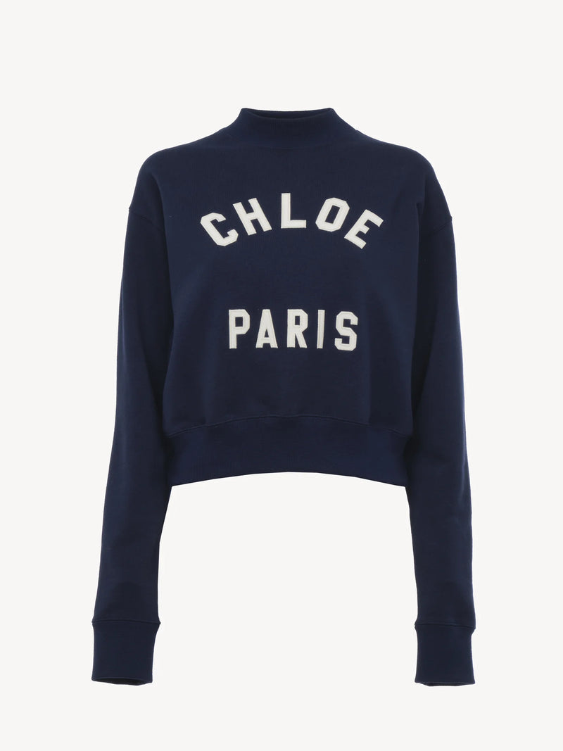 Chloe Chloé Cotton Pullover Blue Women - World Class Fashion