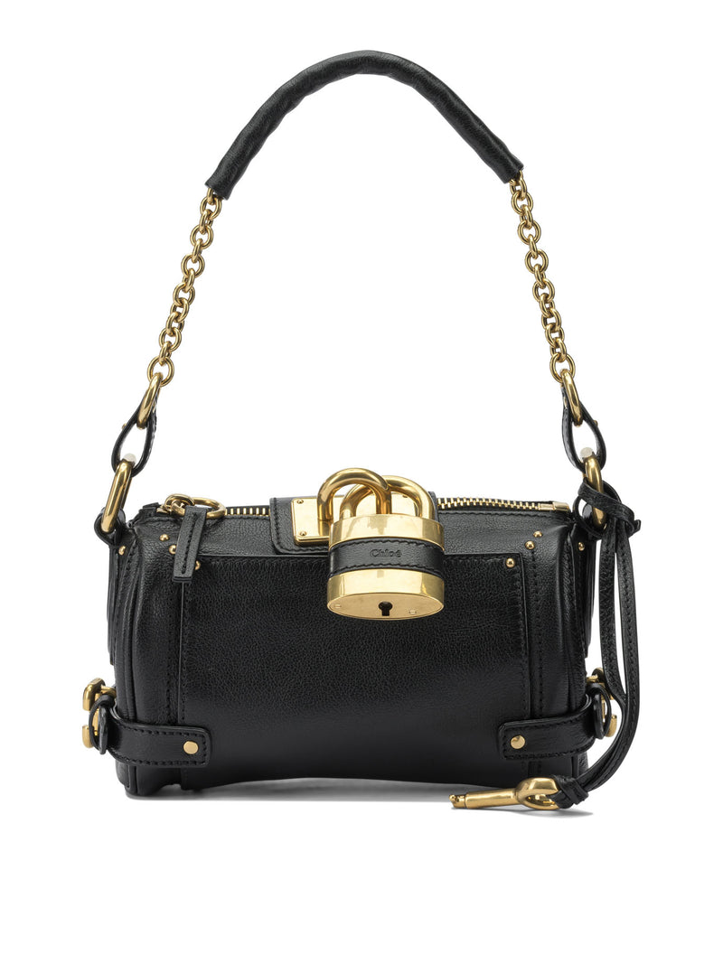 Chloe Chloé Paddington Small Shoulder Bag Black - World Class Fashion
