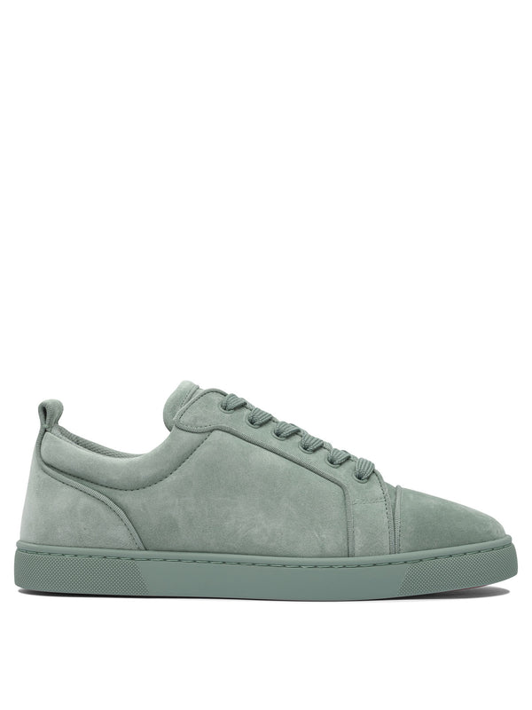 Christian Louboutin Louis Junior Orlato Flat Veau Velours Ds/gg