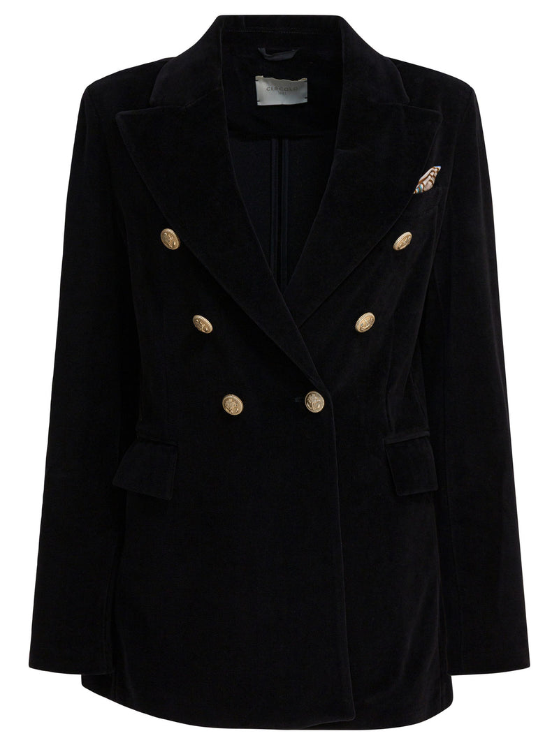 Circolo 1901 Circolo 1901 Chaqueta negra para mujer FD3623G007 - World Class Fashion
