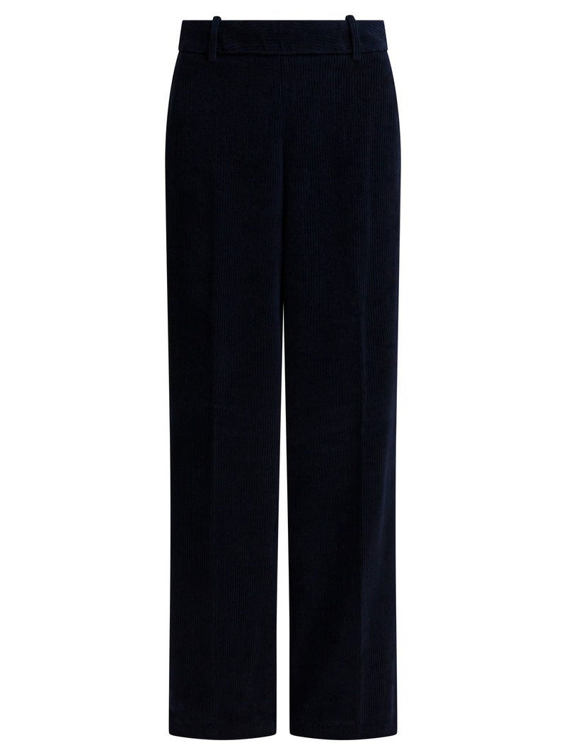 Circolo 1901 Pantalones de algodón elástico Circolo 1901 azules para mujer - World Class Fashion