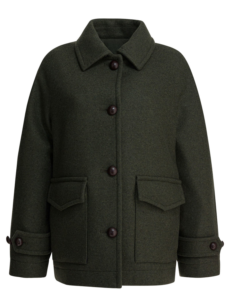 Circolo 1901 Chaqueta verde Circolo 1901 para mujer FD37960669 - World Class Fashion