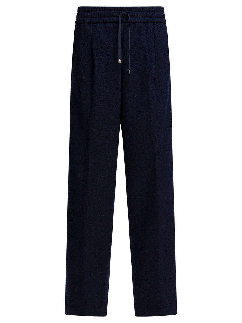 Circolo 1901 Pantalones de Lana Azules Circolo 1901 para Mujer - World Class Fashion