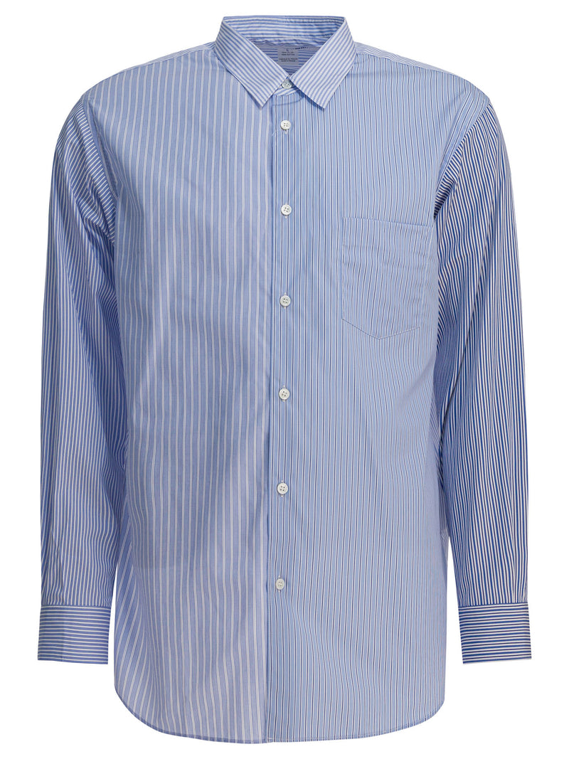 Comme Des Garçons Forever Comme Des Garçons Forever Stripe Shirt Light Blue - World Class Fashion