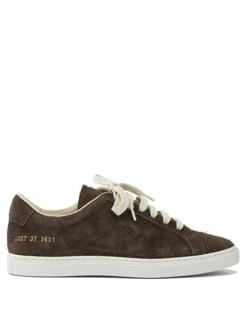Common Projects Zapatillas Common Projects Original Achilles de ante marrón - World Class Fashion