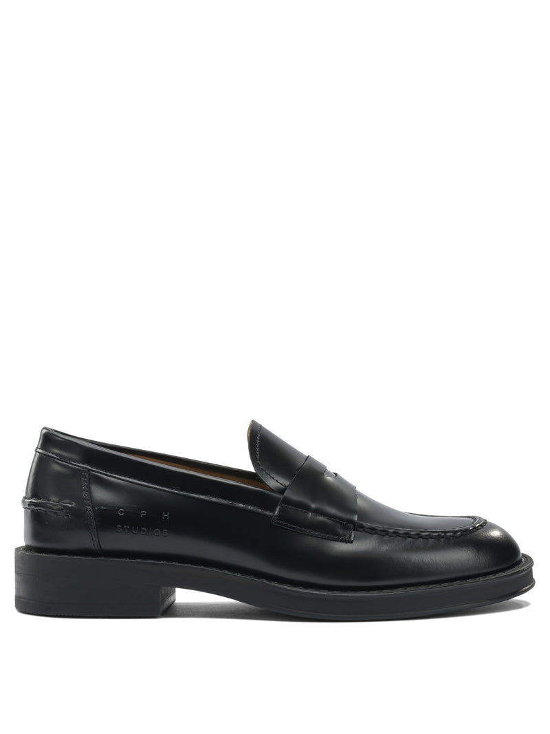 Copenhagen Copenhagen Leather Loafers Black Women - World Class Fashion