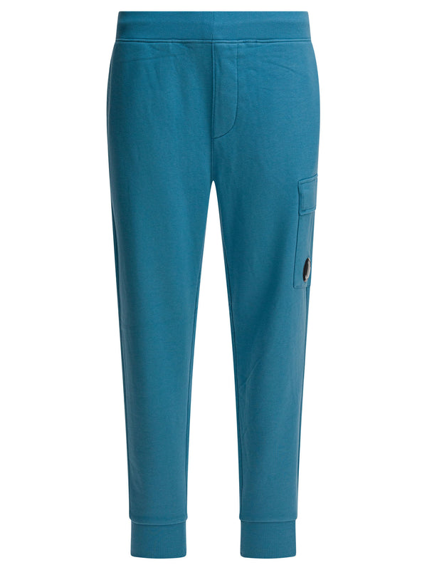 C.p. Company Diagonal Raised Fleece Sweatpants