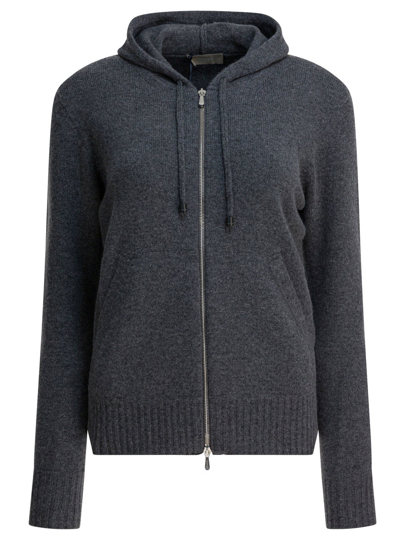 Drumohr Drumohr Prendas de punto grises de cachemira para mujer - World Class Fashion