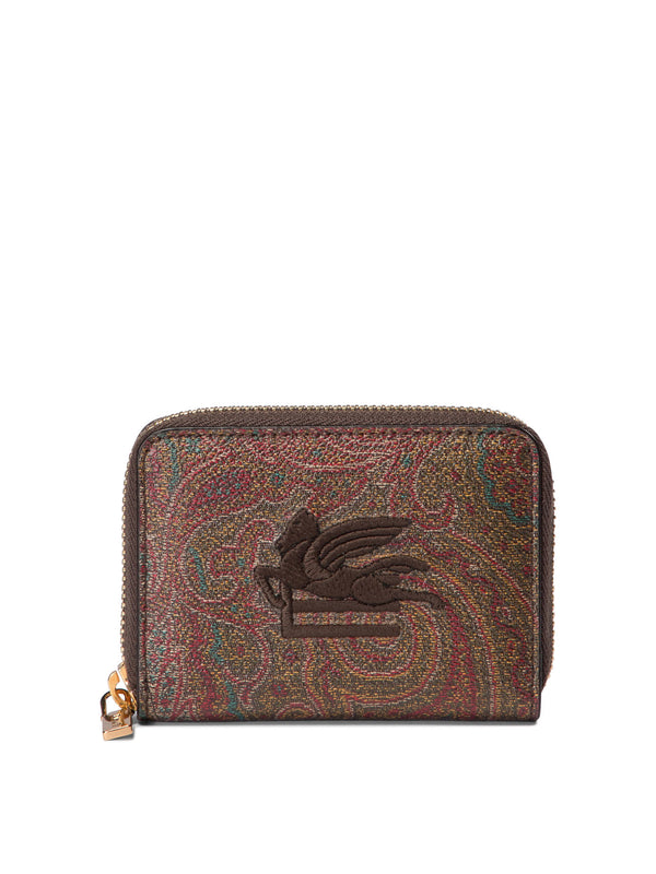 Etro Coin Purse "arnica" With Pegasus
