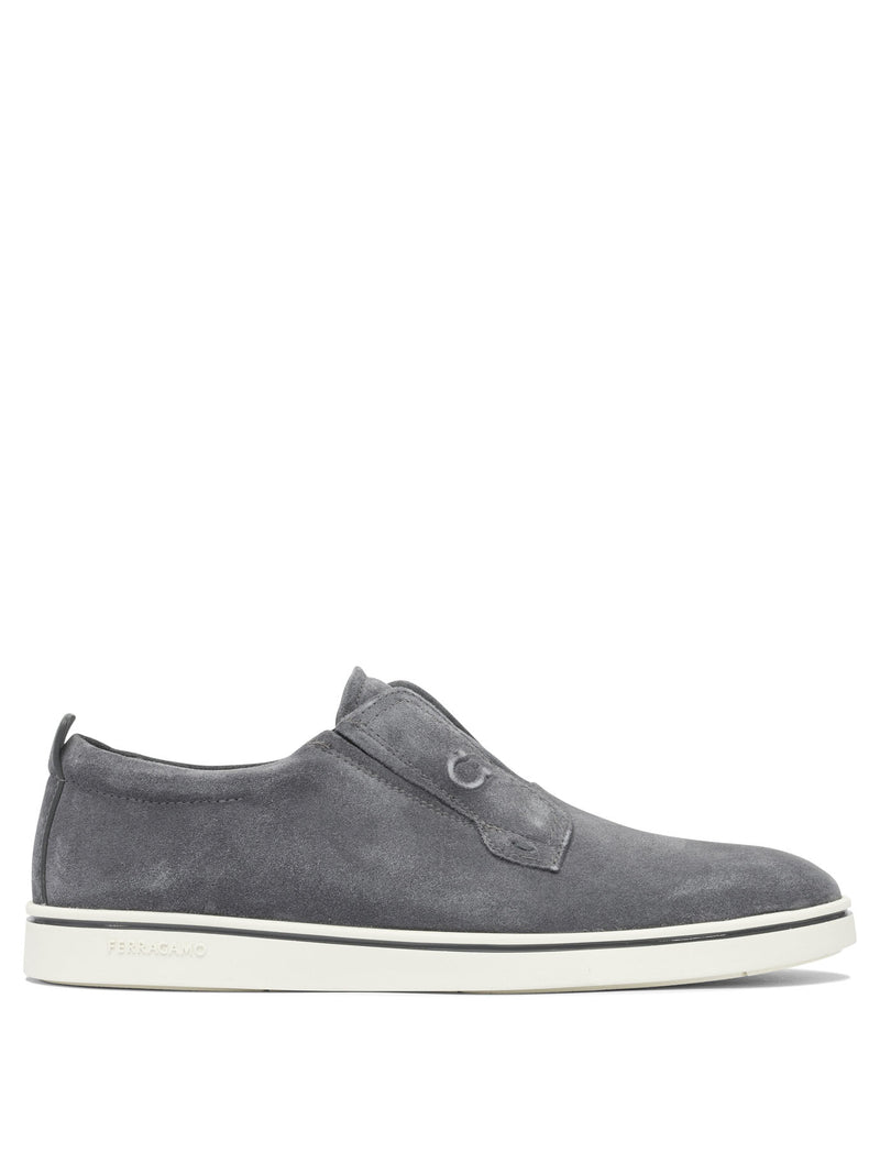 Ferragamo Mocasines de Ante Grises para Hombre Ferragamo - World Class Fashion