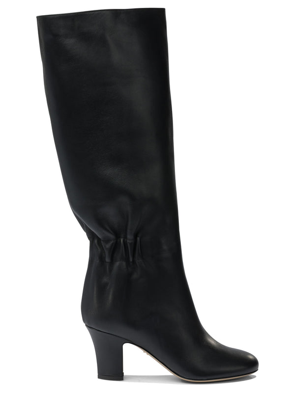 Ferragamo Curled Details Boots 70 Mm