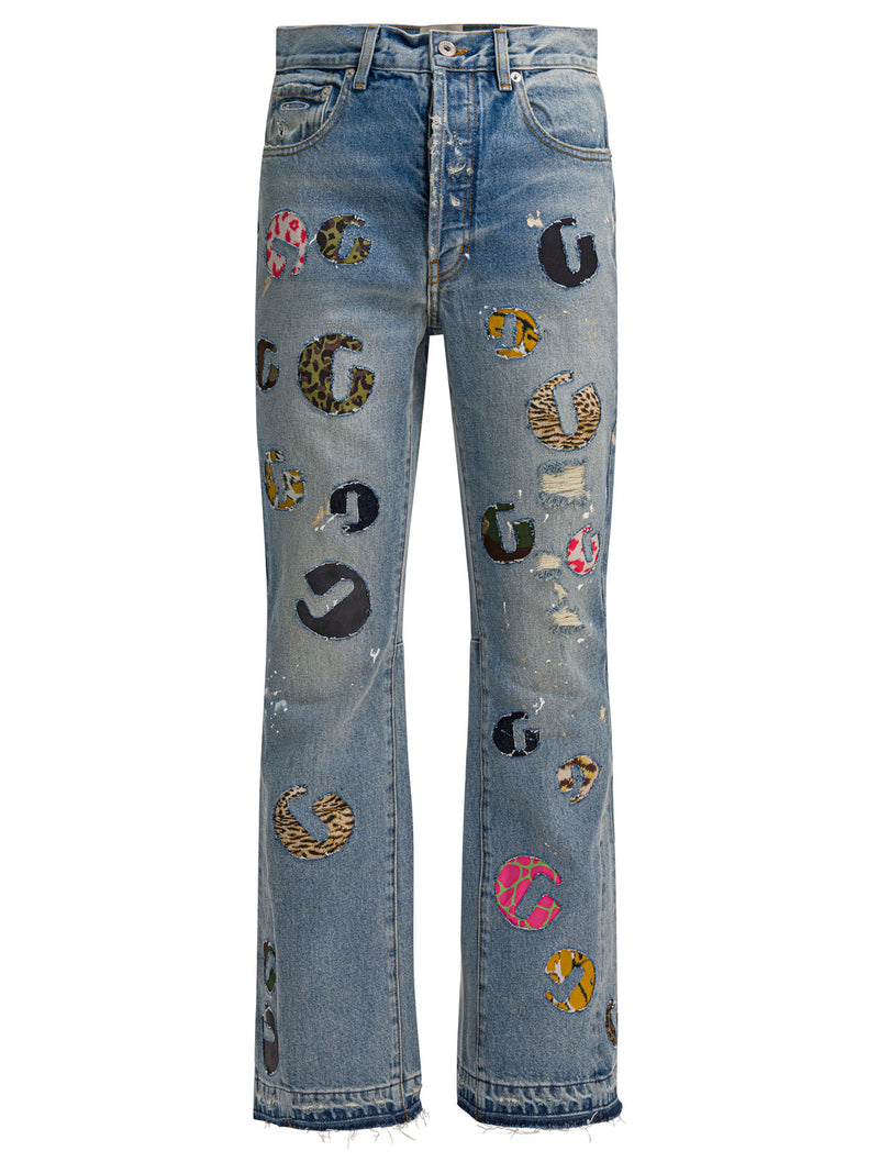 Gallery Dept. Gallery Dept. G Time La Flare Jeans Azul Claro - World Class Fashion