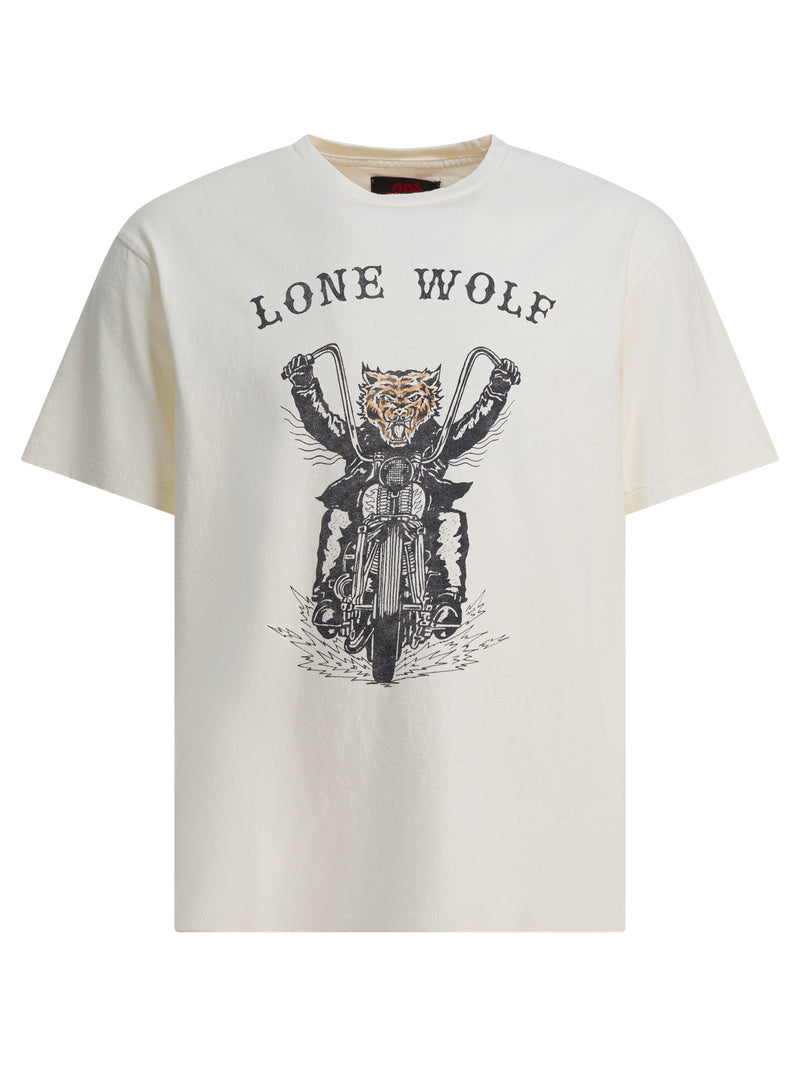 Gallery Dept. Camiseta Gallery Dept. Lone Wolf Blanco Archivo Claro - World Class Fashion