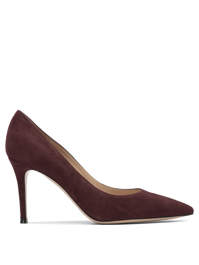 Gianvito Rossi Gianvito Rossi Gianvito 85 Brown Patent Leather Pumps - World Class Fashion