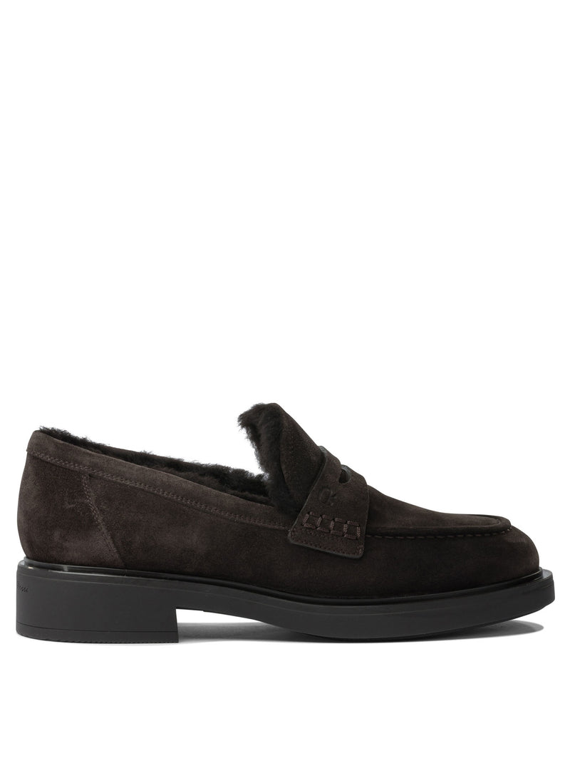 Gianvito Rossi Gianvito Rossi Calf Leather Loafers Brown Women - World Class Fashion