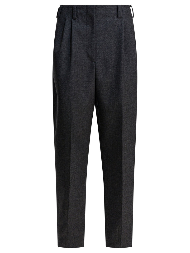 Givenchy Givenchy Pantalones Sastre de Lana Grises para Mujer - World Class Fashion