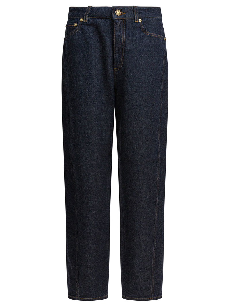 Givenchy Givenchy Pantalones de algodón azules para mujer - World Class Fashion