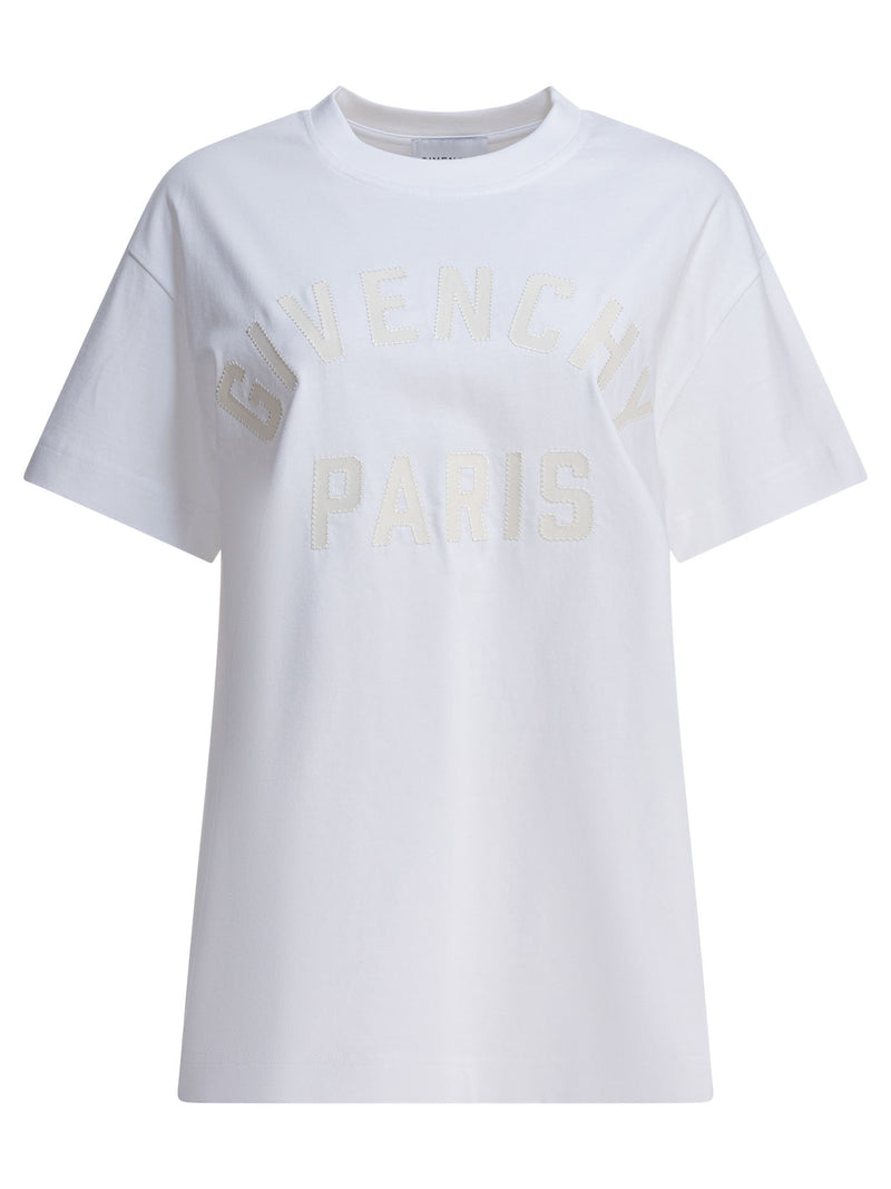 Givenchy Givenchy T-Shirt With Paris Logo White - World Class Fashion