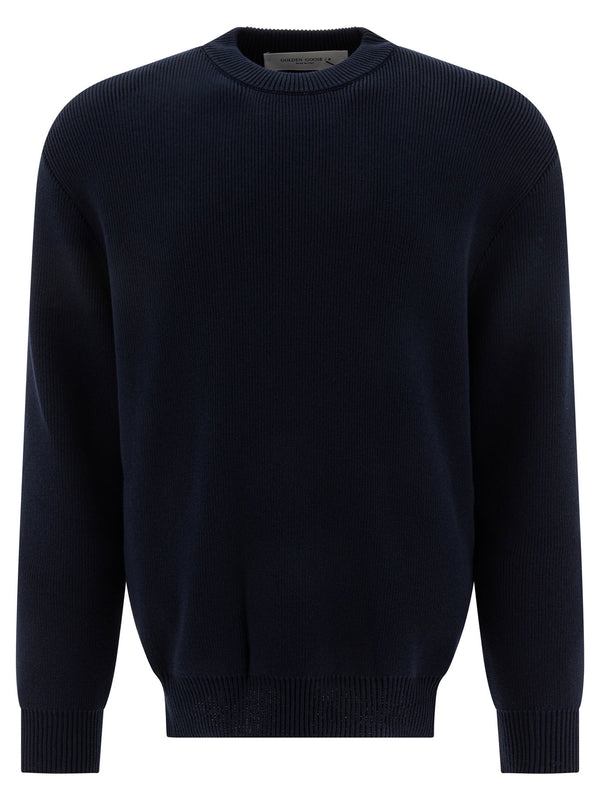 Golden Goose Crew-neck Sweater With Logo