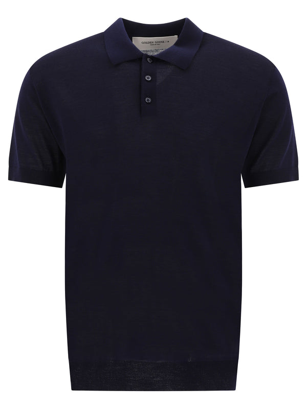 Golden Goose Merino Wool Polo Shirt