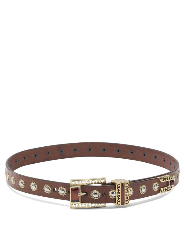 Golden Goose Belt With Embroidery