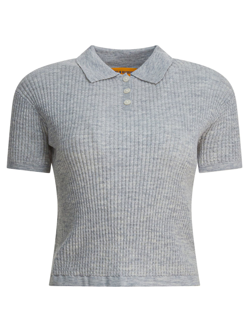 Guest In Residence Polo de cachemir gris Guest In Residence - World Class Fashion
