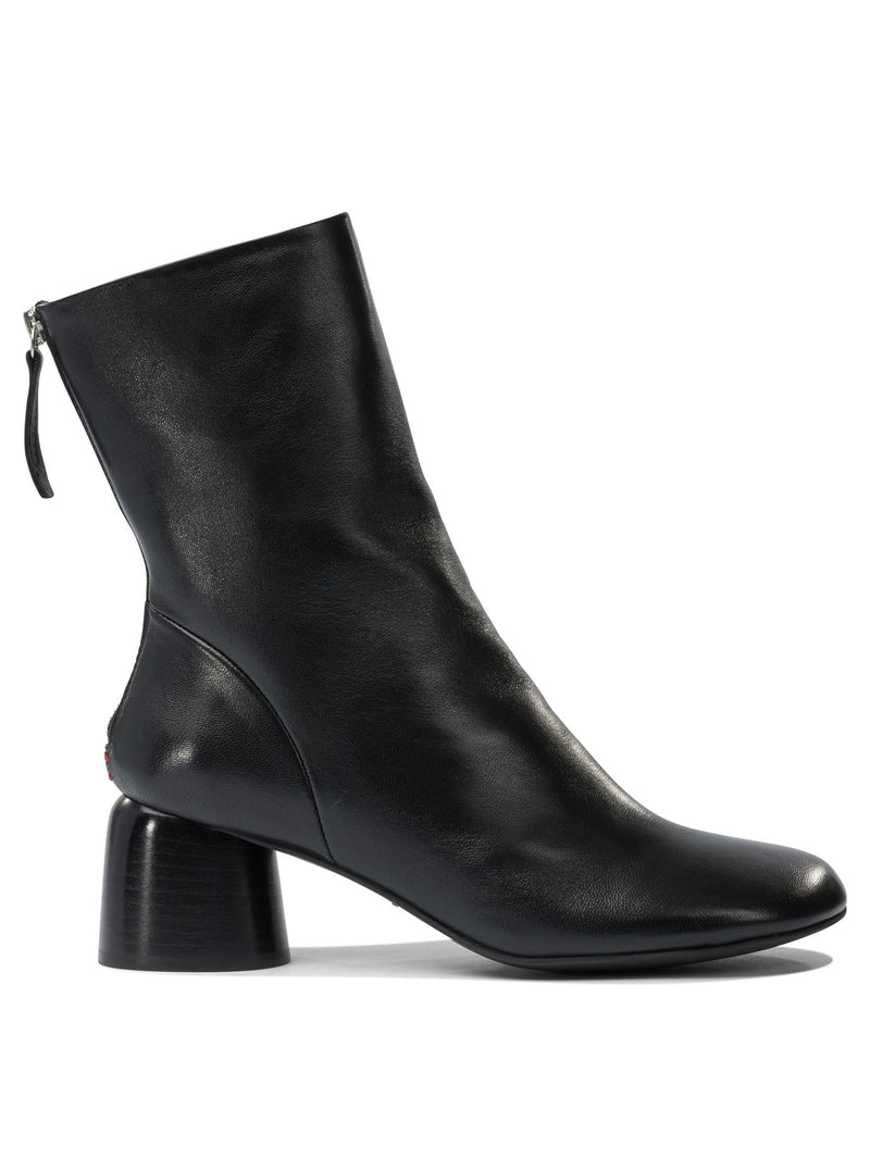 Halmanera Botas Halmanera ANNA26BARON NERO de piel de becerro negra para mujer - World Class Fashion
