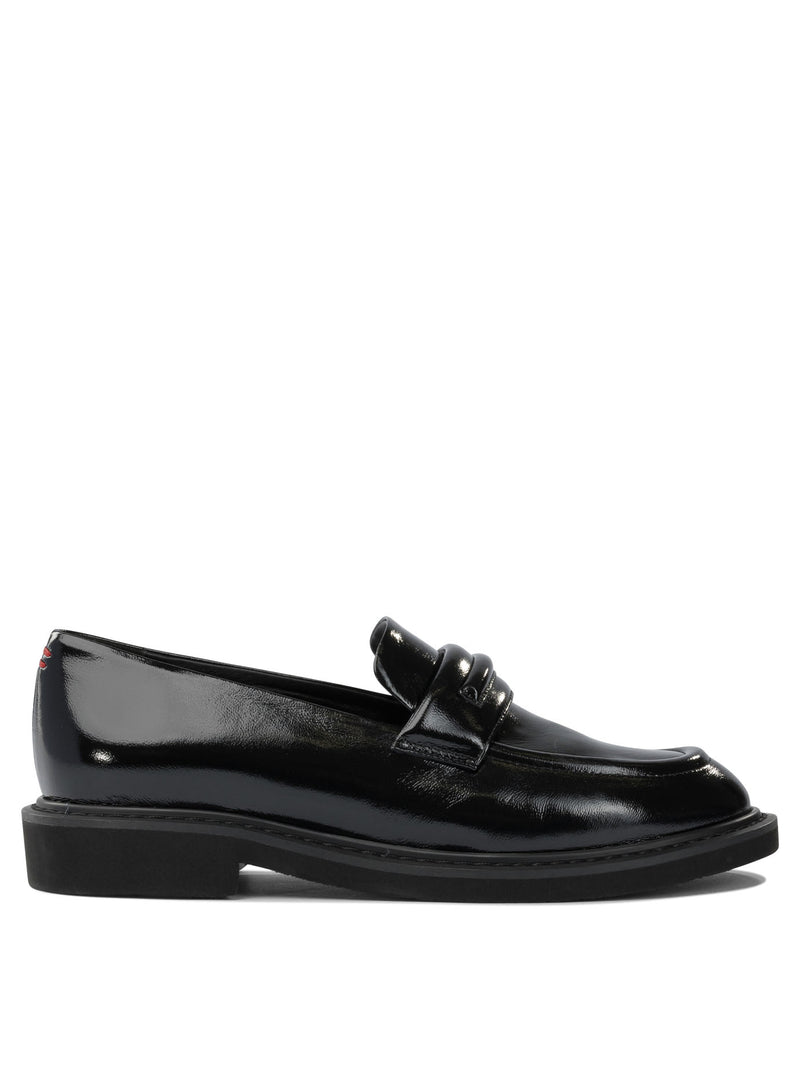 Halmanera Halmanera Glossy Leather Loafers Black Women - World Class Fashion