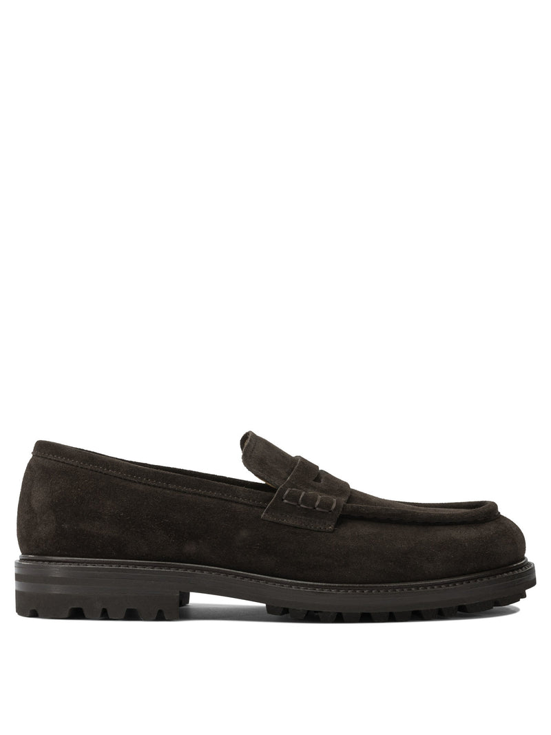 Henderson Baracco Mocasines de ante marrón para hombre Henderson Baracco Modica - World Class Fashion