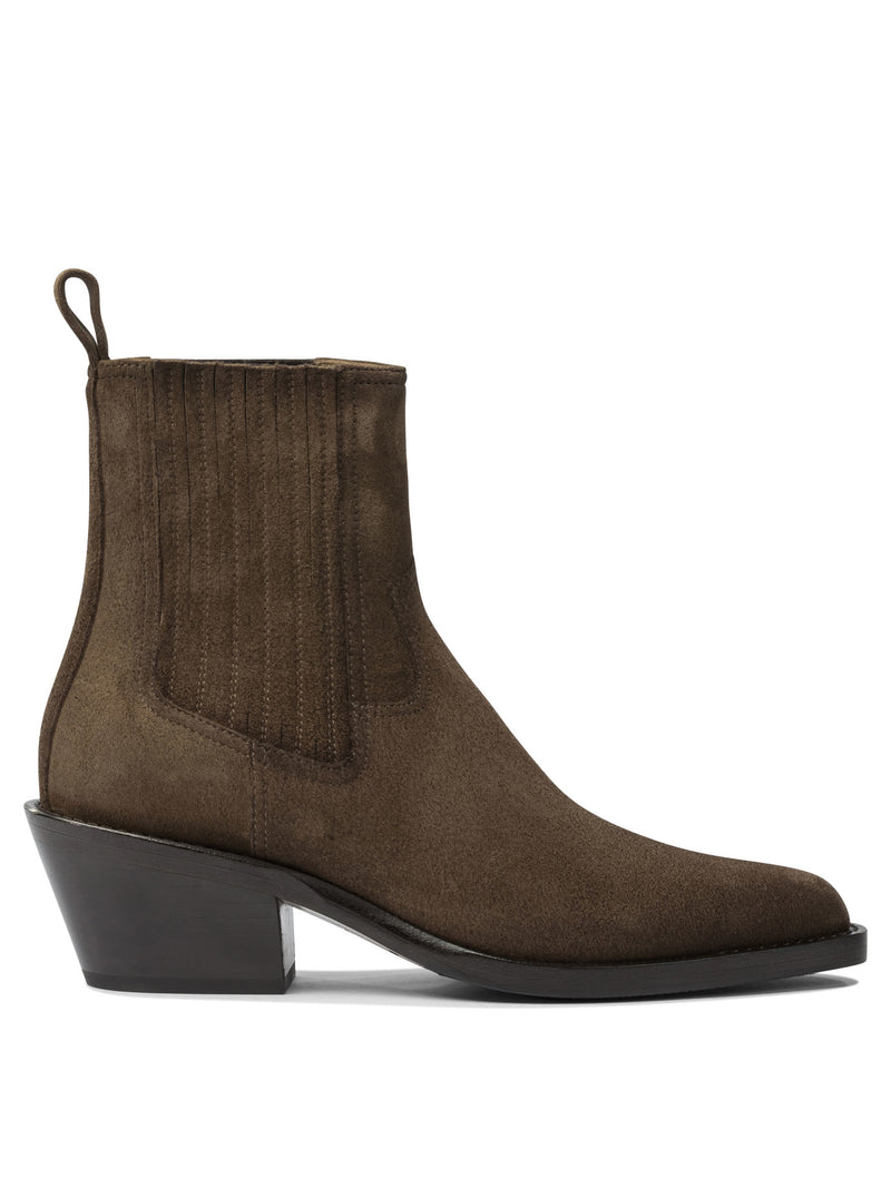 Henderson Baracco Botines de Gamuza Henderson Baracco Allyson Marrones - World Class Fashion