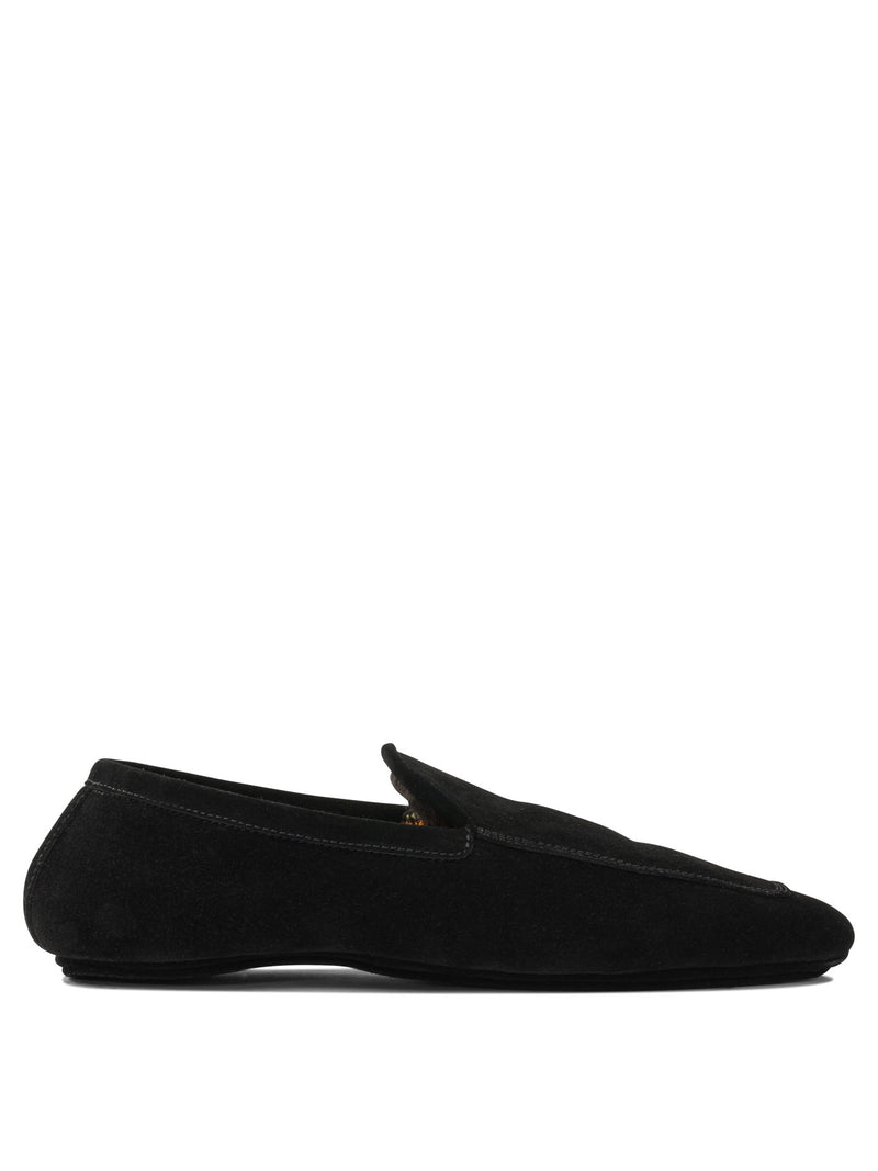 Henderson Baracco Mocasines Henderson Baracco de Ante Negros para Hombre - World Class Fashion
