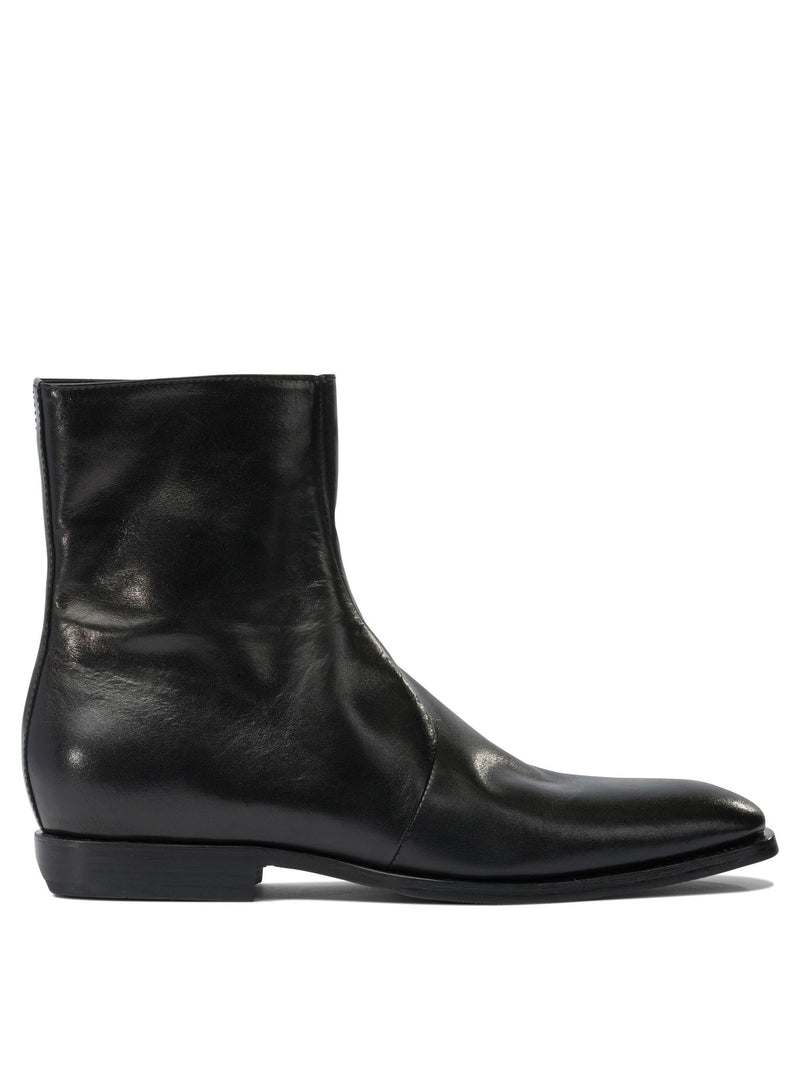 Henderson Baracco Botas de cuero negro Henderson Baracco Sienna para mujer - World Class Fashion